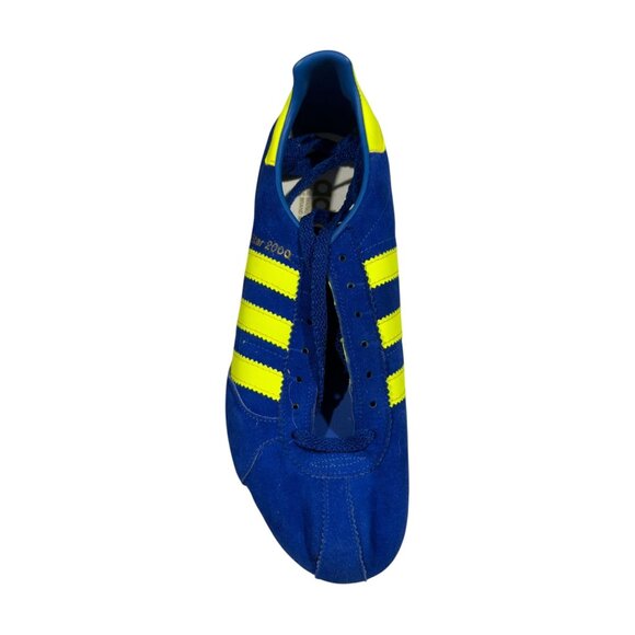 Vintage  70's Adidas 5202 adiSTAR 2000 Soccer Cleats 7.5 Blue/Yellow Unworn Rare - Picture 12 of 16